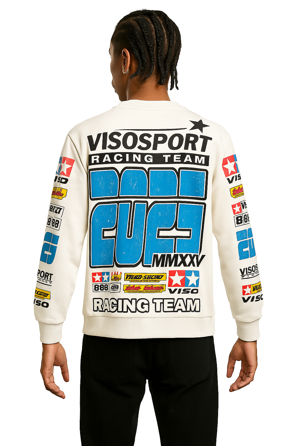 DEATH RACE LONG SLEEVE WHITE/CREAM